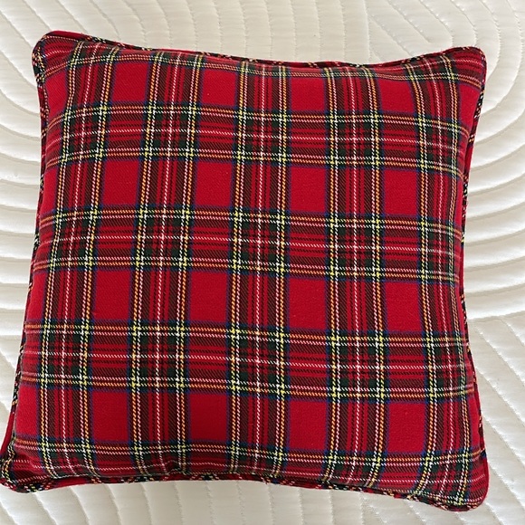 Embroidered/Painted Christmas Throw Pillow - Picture 3 of 3